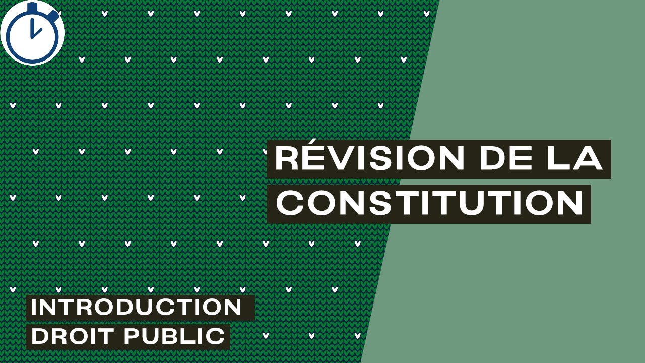 Révision de la Constitution de 1958 (Article 89C) : [Introduction Droit Public]