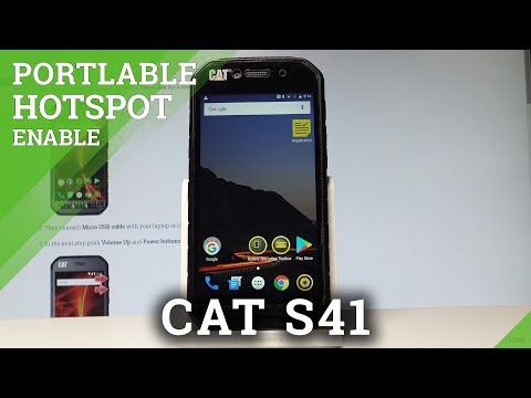 How to Use Portable Hotspot in CAT S41 - Wi-Fi Hotspot |HardReset.info