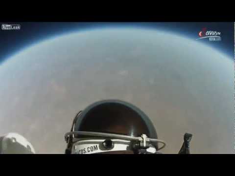 Felix Baumgartner Helmet Cam HD Part of Jump