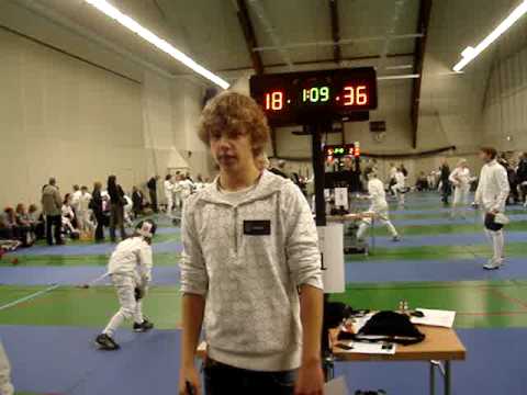 Miniorer startar en lagmatch i S:t Erikscupen 20081116