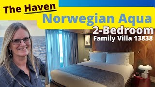 Norwegian Aqua World’s NEWEST 2 Bedroom HAVEN Cruise Cabin