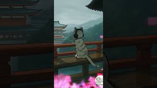 A Cat Waits for Someone at a Rainy Shrine – Lo-Fi Kyoto Vibes (Shorts)