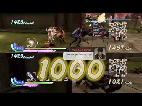 Samurai Warriors 4 In Silence Part 1 (2 Player Co op Gameplay)