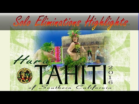 2016 Hura Tahiti Solo Eliminations Highlights