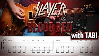 Slayer "Blood Red" Guitar TAB | Lesson | Tutorial | Cover