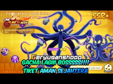 400+ Black Ticket Siap Tempur , Gacha Geryuganshoop SSR+ LAGI - OPM The Strongest Indonesia