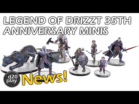 Legend of Drizzt 35th Anniversary Minis