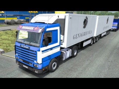 Scania 143M Danmark | Euro Truck Simulator 2 | Rooma - Catania