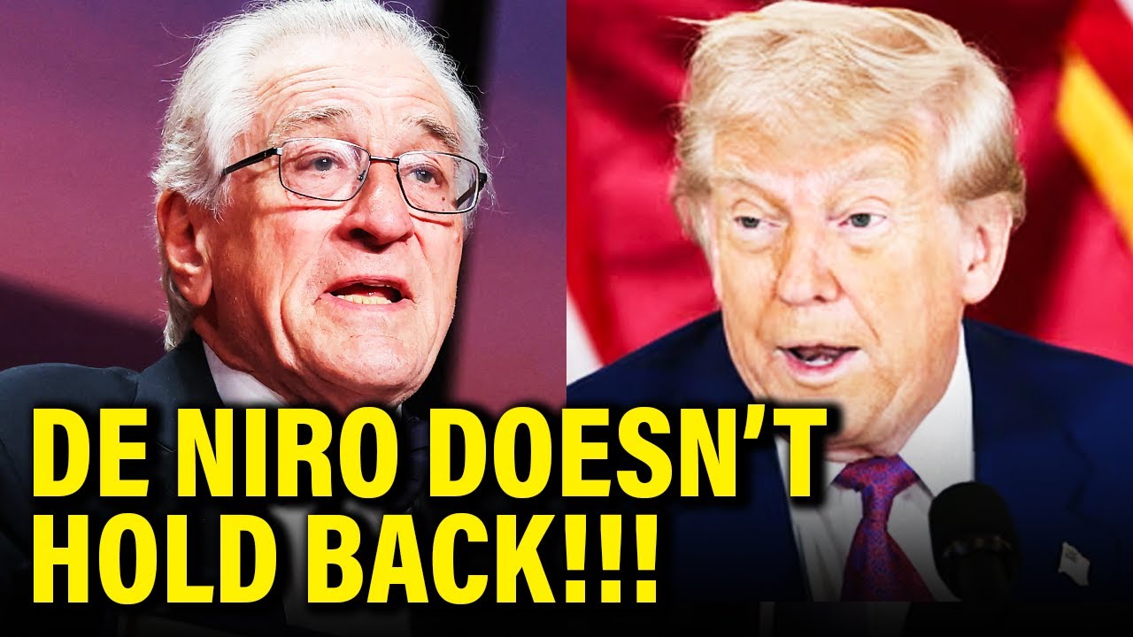 Trump PANICS after De Niro TORCHES HIM in CANNES SPEECH