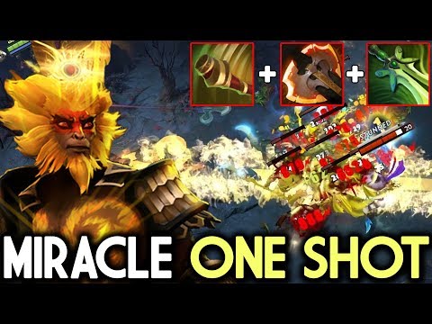 Miracle- Dota 2 [Monkey King] Insane Crit Boundless Strike One Shot