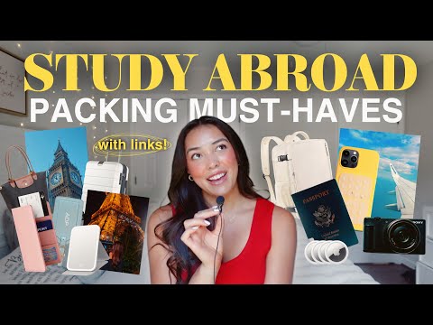 was ich *WIRKLICH* fürs Auslandsstudium brauchte ✈️ 🌎 Packliste 2025 mit Links