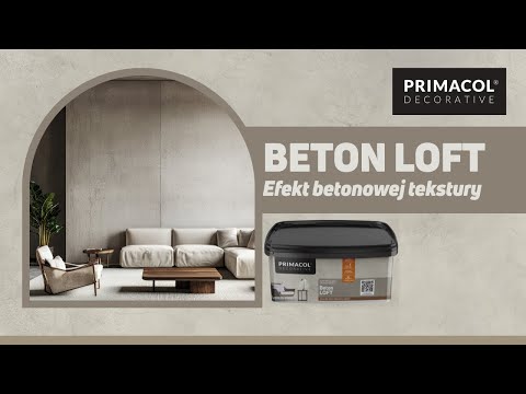 Beton Loft Primacol Decorative - Efekt Betonowej Tekstury