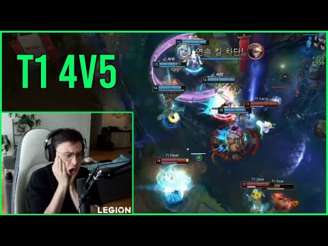 How Did T1 Win This Teamfight 4v5?