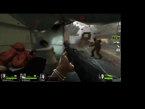 Left 4 Dead 2  con claka y luisaker ft la witch