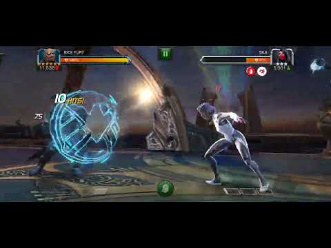 6 star Nick Fury vs. 3 Star Silk | Full Fight | MCOC Gameplay #shorts