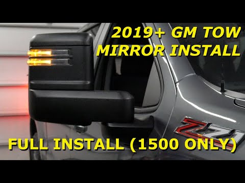 GM Silverado & Sierra 1500 Towing Mirror Install (2019 - 2025)