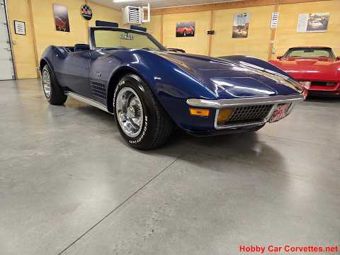 1972 Targa Blue Corvette Convertible For Sale Video