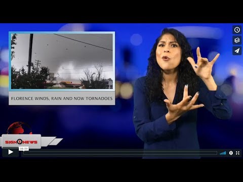 Sign1News 9.18.18 - News for the deaf community powered by CNN in American Sign Language (ASL)