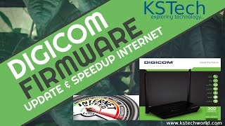 Digicom Router Firmware Update complete guide DG-342T & SpeedUp Internet Connection