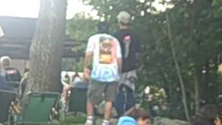 Weird guy dance 3 at Willie Nelson show