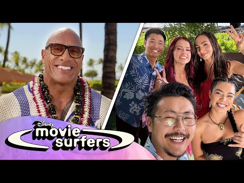 Movie Surfers - Moana 2 Premiere with Dwayne Johnson and Auli’i Cravalho