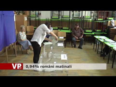 0,94% români matinali