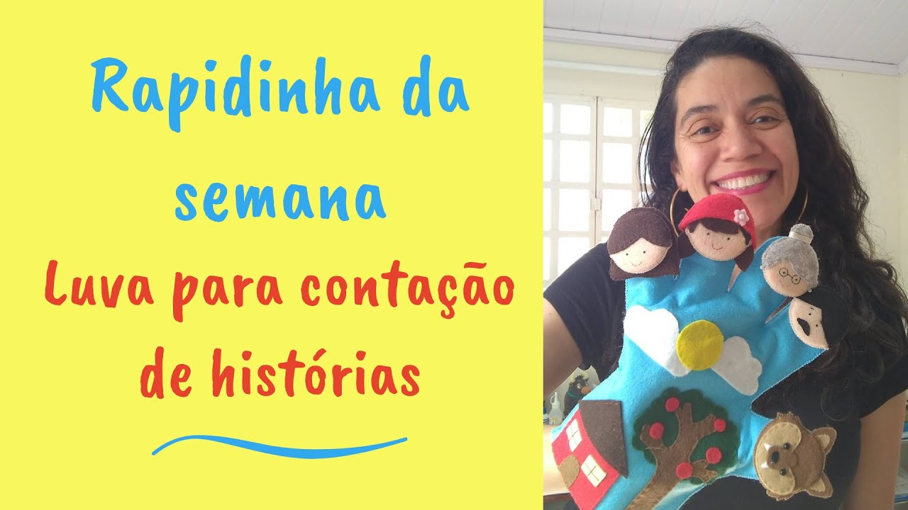 Luva para contação Histórias em Feltro