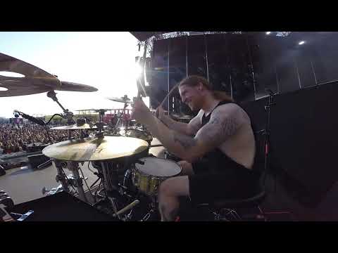 Bleed From Within - The End OF All We Know Drum Cam - Live in Athens