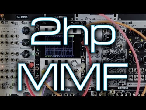 2hp MMF Analogue Multi-Mode Filter - Black image 3
