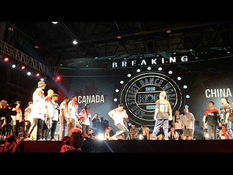 2018 KOD World Cup Finals Canada vs China breaking