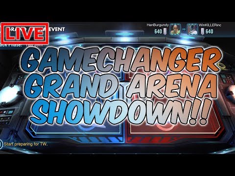 GameChanger Grand Arena SHOWDOWN LIVE!! | Star Wars: Galaxy of Heroes