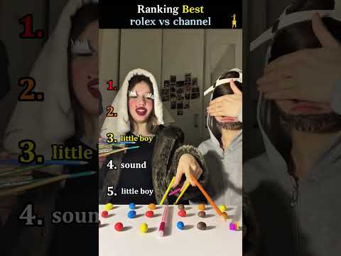 Ranking Best Rolex vs Chanel Accuracy 😁⌚️🛍️#usa#fyp#funny#prank