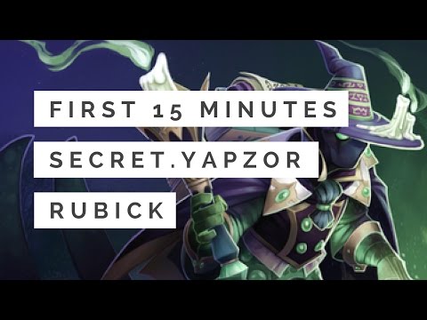 First 15 Minutes: Secret.YapzOr's Rubick vs Vega Squadron at Dreamleague Season 7 Game 2