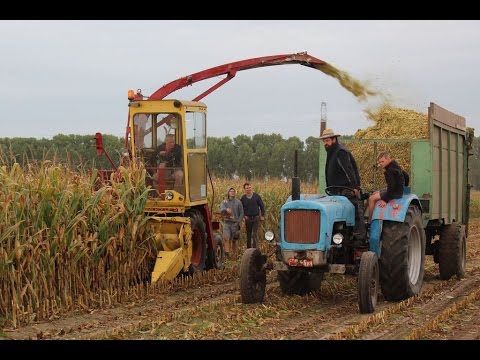Oldtimer maïs hakseldag Oostwinkel 2016