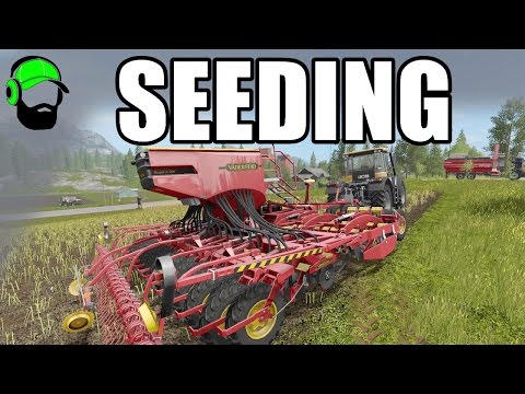 Farming Simulator 17 Courseplay Tutorial - How to seed with courseplay