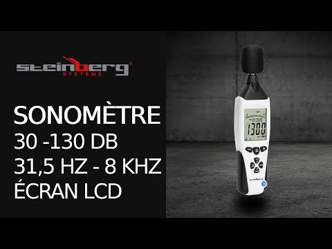 Vidéo - Sonomètre - 30 à 130 dB