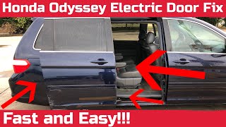 How To Fix Honda Odyssey Electric Doors