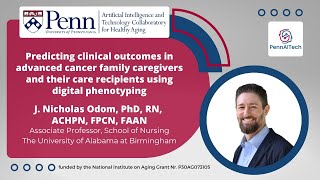 Predicting clinical outcomes in advanced cancer family caregivers using digital phenotyping