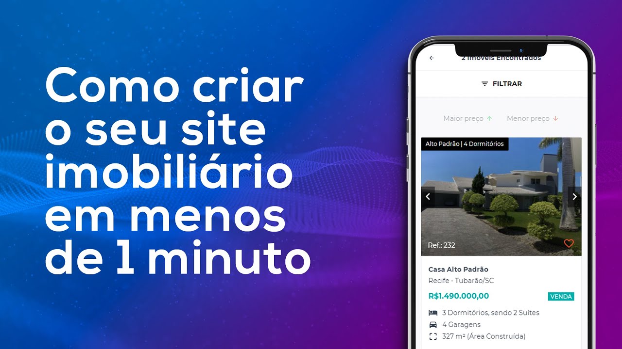 Como criar um site para imobiliária em menos de 1 minuto
