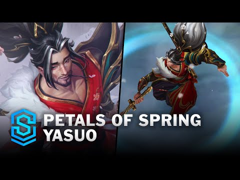 Petals of Spring Yasuo Skin Spotlight - Pre-Release - PBE Preview - League of Legends