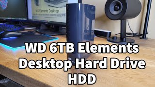#hdd #wd Western Digital 6TB Elements Desktop Hard Drive HDD