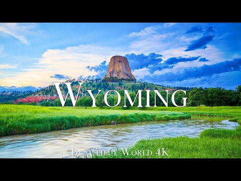 Wyoming 4K Drone Nature Film - Beautiful Relaxing Music - Amazing Nature