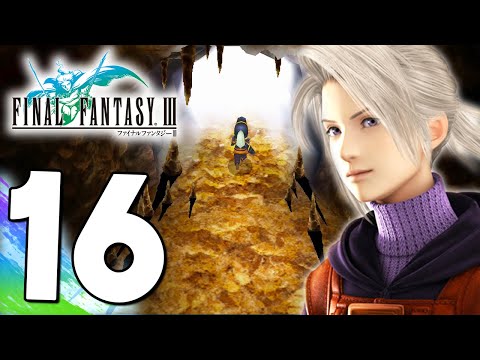 FINAL FANTASY III REMAKE WALKTHROUGH: Part 16 Bahamut's Lair, Lake Dohr【FF3】