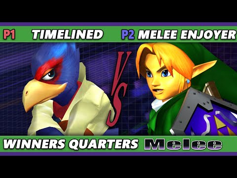 S@X 461 Winners Quarters - Timelined (Falco) Vs. Melee_Enjoyer (Link) Smash Melee - SSBM