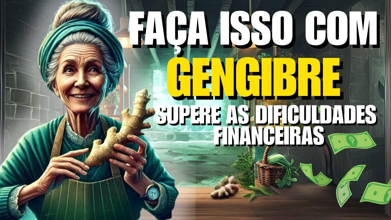 FAÇA ISSO COM O GENGIBRE e MUDE SUA VIDA FINANCEIRA