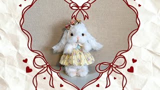 🐰 ふわふわうさぎの作り方｜初心者向けモールクラフトDIY【チュートリアル】