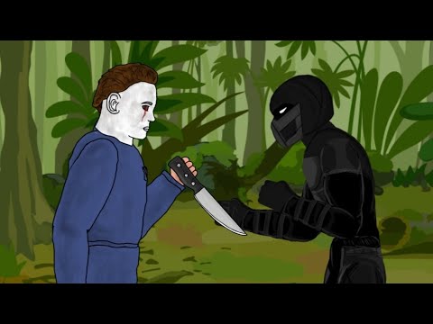Michael Myers vs Noob Saibot | Draw Cartoons 2
