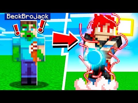 BeckBroJack - How to MORPH into GOKU in Minecraft!