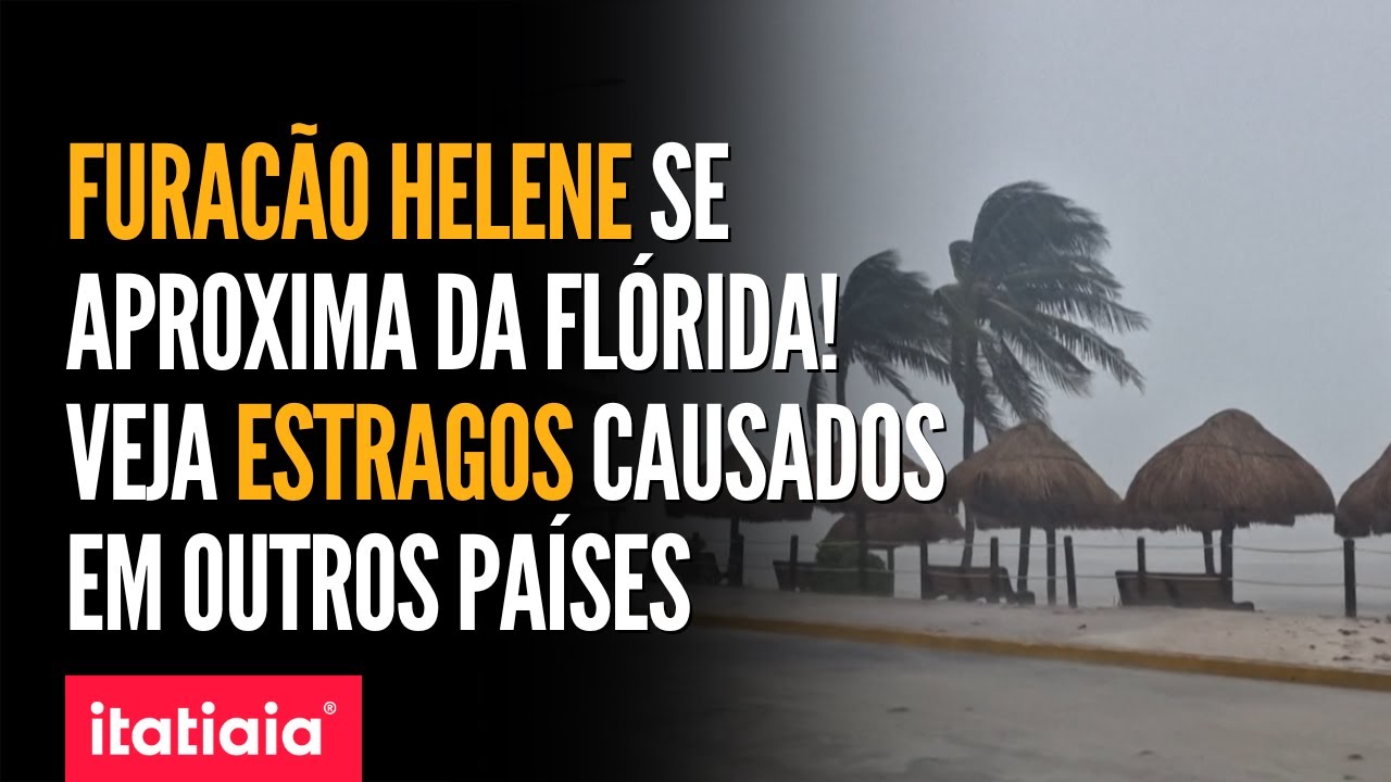 ESPECIALISTAS E AUTORIDADES DOS EUA ALERTAM POPULAÇÃO SOBRE FURAÇÃO NESTA QUINTA (26)