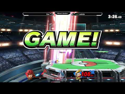 Smash Ultimate: Ese (Roy) V evil | nelvin (Diddy Kong) - Synthesis 32 Tournament SSBU